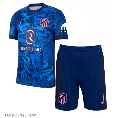 Camiseta Atletico Madrid Tercera Equipación para niños 2024-25 manga corta (+ pantalones cortos)
